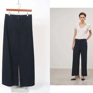 NILI LOTAN megan wide leg pants in midnight (sz8)